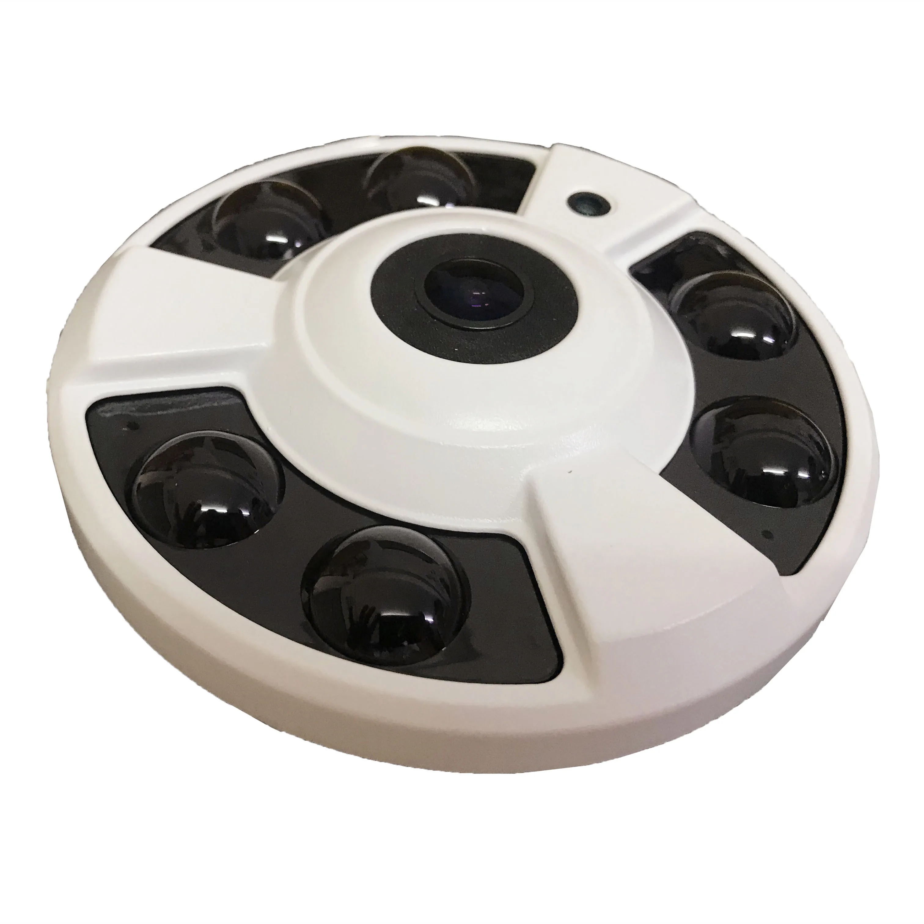 SUCAM 6 Массив ИК светодиодов Металл 360 градусов IP рыбий глаз камера Крытый 2MP 4MP