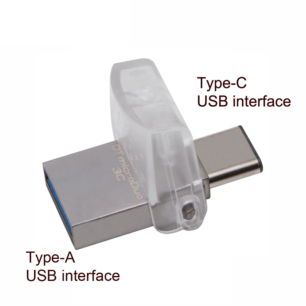 Kingston USB флеш-накопитель 64 ГБ 32 ГБ 16 ГБ USB 3,1 type-C Флешка USB 3,0 флеш-накопитель карта памяти для ПК телефона с портом type-C