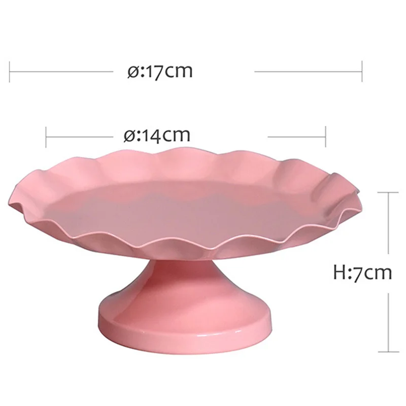 Горячая Распродажа, розовая подставка для торта, поднос для кексов, металлические железные инструменты для торта, водонепроницаемые десертные тарелки, инструмент для выпечки, украшения для конфет, вечерние