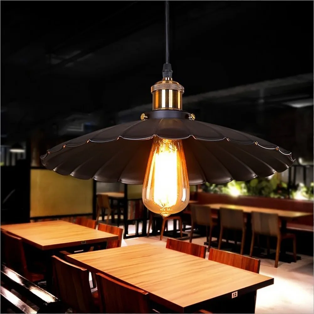 Popular Cafe Umbrellabuy Cheap Cafe Umbrella Lots From China Cafe - E Painted Iron Retro Vintage Pendant Light Loft Nostalgia Lamp Cafe Barled Black Lotus Umbrella popular cafe umbrellabuy cheap cafe umbrella lots from china cafe - e painted iron retro vintage pendant light loft nostalgia lamp cafe barled black lotus umbrella