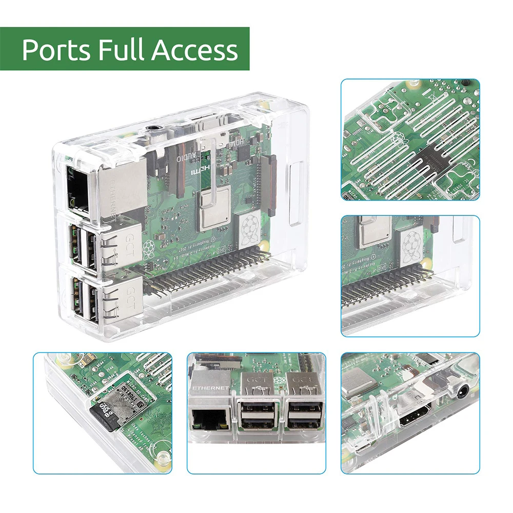 Raspberry Pi 3 Model B case Transparent for Raspberry Pi 3 Model B Pi 3 Model 3