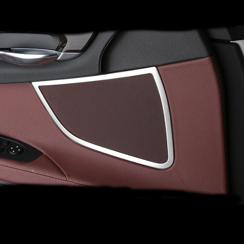 

Car Door Audio Speaker Ring Sound Horn Circle Cover Trim Interior Althorn trim ring for BMW 7 Series F01 730li 740li Accessories