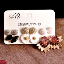 Новинка, Модные женские ювелирные изделия из мультфильма «Холодное сердце» ; цветочные серьги-гвоздики для Рапунцель и 6 пар/компл. серьги красивый подарок агенты