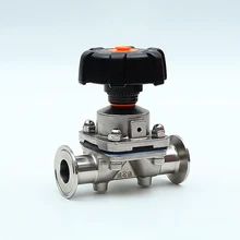 Подходит 1-1/" 38 мм Труба OD x 1,5" Tri Clamp санитарный мембранный клапан SUS 316L нержавеющая сталь для доморощенного пивоварения пива