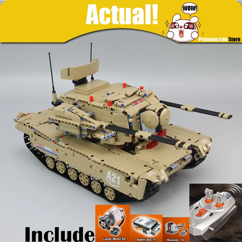 

LEPIN Military RC Tank 20070 1572pcs SWAT Army Building kits Blocks Bricks DIY toys for children Compatible with legoINGly set