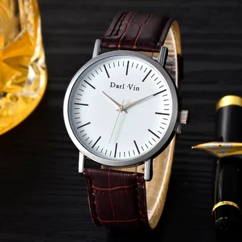 

Mens Watches Business Sports Leisure Quartz WristWatches Top Brand Fashion Leather Strap Ultra Thin Dial Clock Relogio Masculino