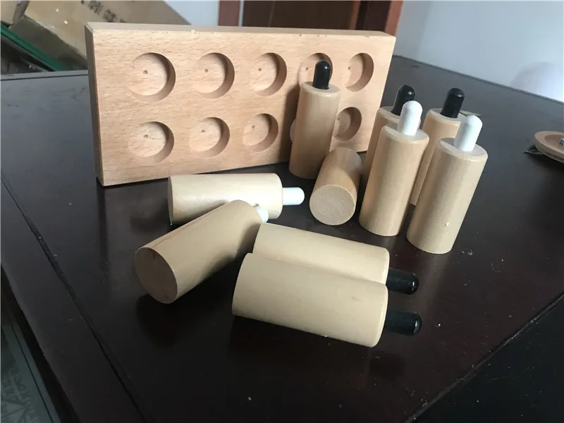 New Wooden Baby Toy Montessori Pressure Cylinders Sensorial Early Childhood Education Preschool Kids Toys Baby Gifts New Wooden Baby Toy Montessori Pressure Cylinders Sensorial Early Childhood Education Preschool Kids Toys Baby Gifts
