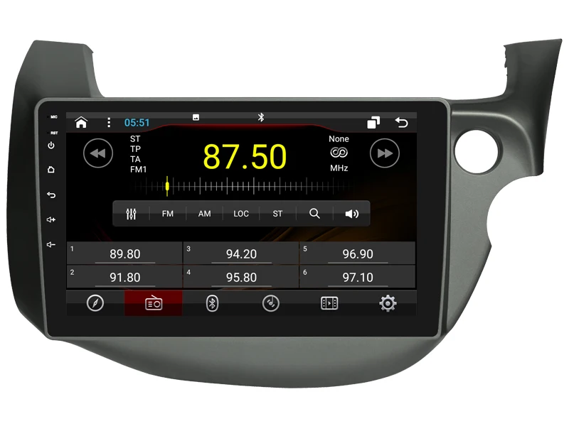 Top 32GB rom 8 cores Android 8.1.2 car GPS for HONDA Jazz FIT RHD 09+ touch screen radio DSP stereo navigation carplay multimedia FM 2