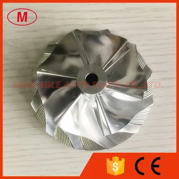 

TD05H 20Gg upgrade/25G 60.50/78.00mm 6+6 blades tapered tip angle:0 degree Turbo Billet/milling/aluminum 2618 compressor wheel