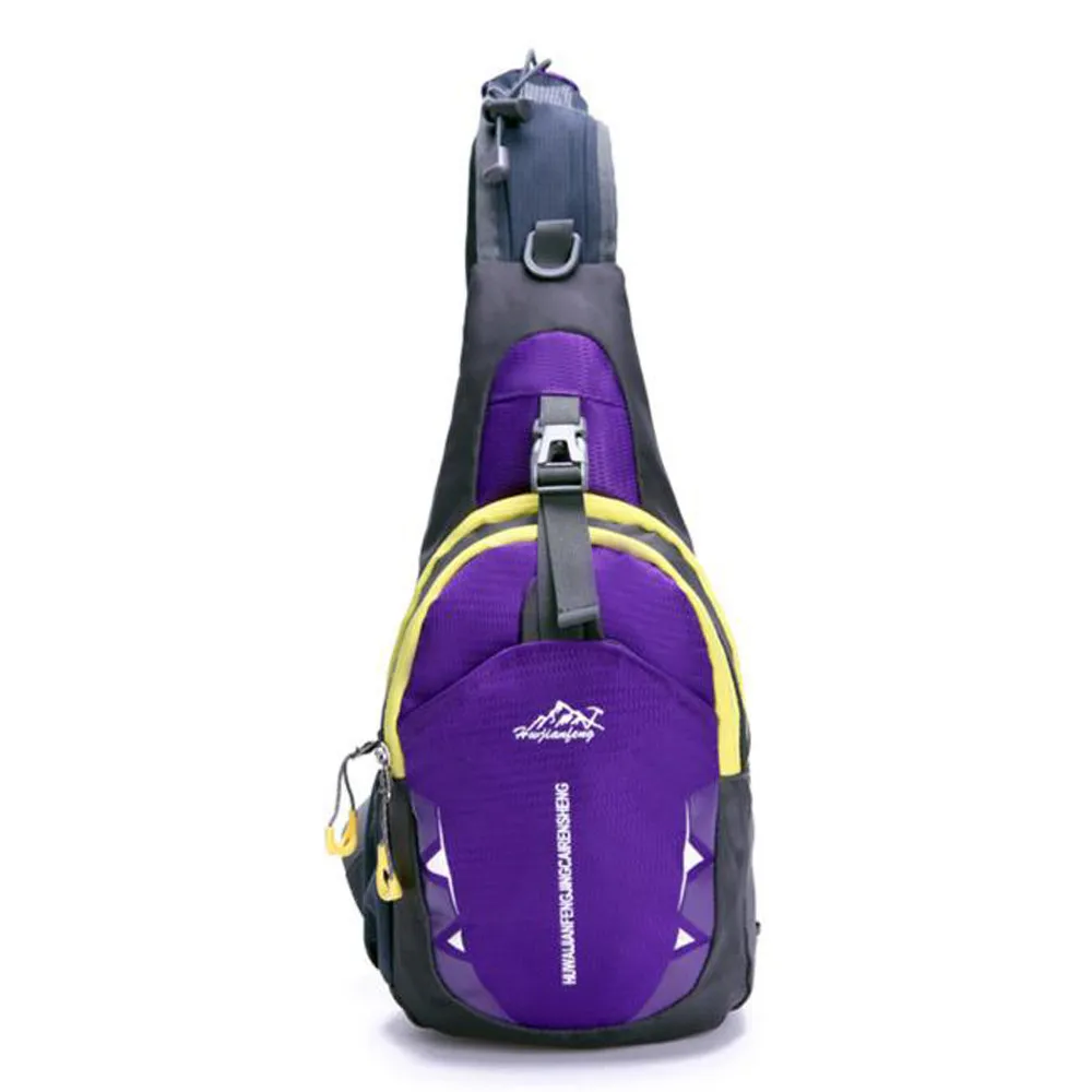 Открытый спортивный рюкзак для бега унисекс спортивный бег Велоспорт водонепроницаемый нейлоновый ремень через плечо нагрудная сумка