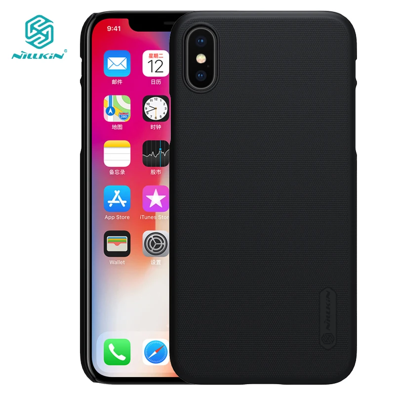 5 8 ''крышка корпуса ля iphone x Nillkin матовый ПК твердый пластиковый чехол на