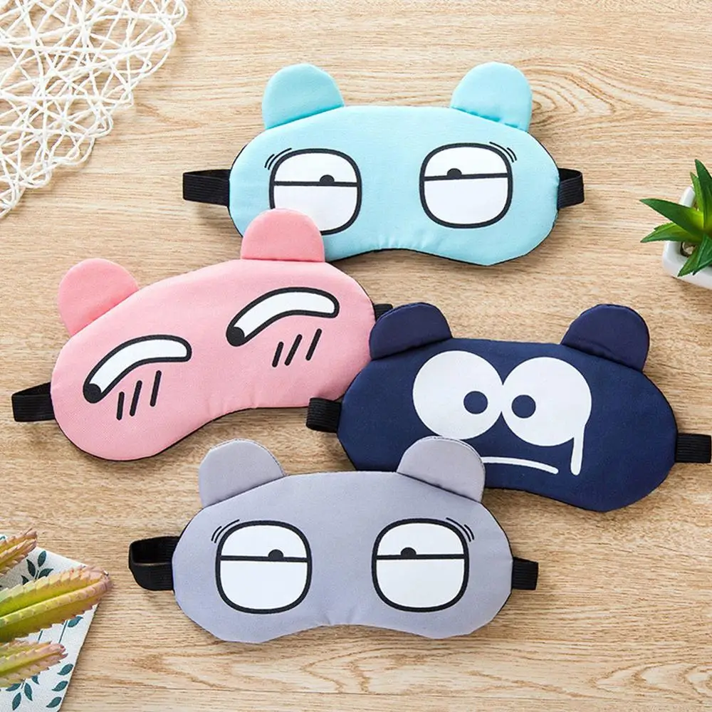 

Hot Funny Cartoon Expression Eye Mask Funny Sleeping Mask Cover Party Travel Relax Eye Band Eyepatch Aid Kids Blindfold