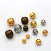 30-150Pcs Gold Silver Antique Bronze Filigree Hollow Ball Spacer Metal Beads for Jewelry Making, 6 -12mm ► Photo 2/6