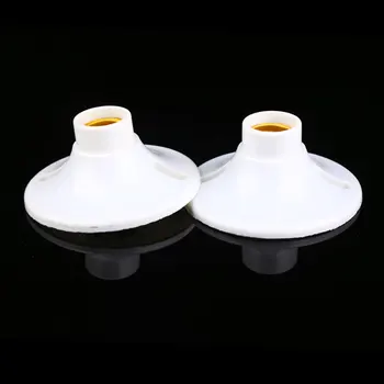 

10pcs E27 Bakelite Lamp Bases Home Flame-retardant Thread Mouth Flat Installation Lamp Holder Socket High Temperature Resistance