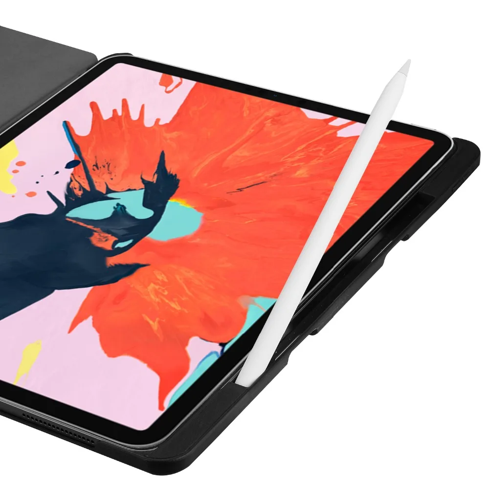 Магнитный чехол NEWCOOL для планшета pro 12 9 2018 кожаный смарт ipad A1876 A1895 a53 A2014