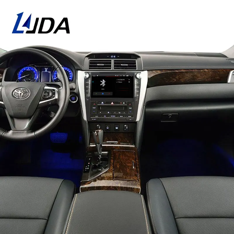 Clearance LJDA Android 9.1 Car DVD Player For Toyota Camry 2015 2016 Wifi GPS Navigation 2 Din Car Radio Multimedia Stereo Headunit Canbus 5