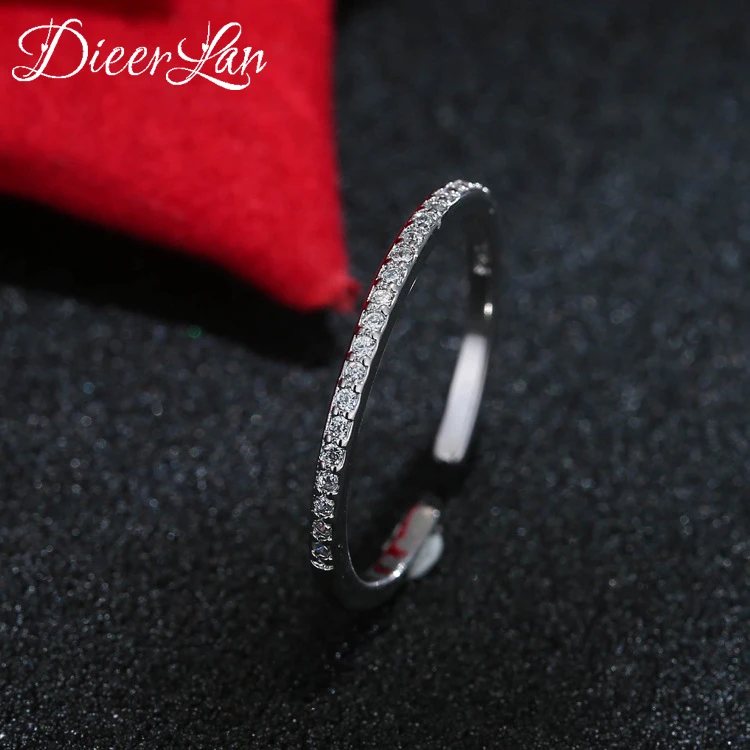 

New Arrivals 925 Sterling Silver Crystal Round Rings for Women Adjustable Size Ring Fashion sterling-silver-jewelry