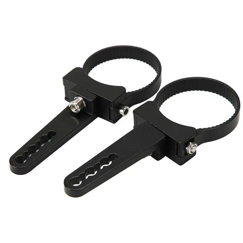 2x Car Bull Bar Clamp Bumper Mounting Brackets LED HID Spot Fog Driving