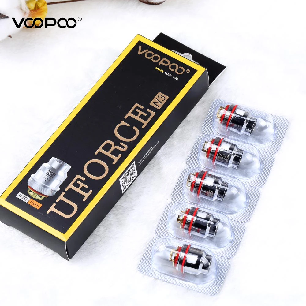 5 шт./упак. VOOPOO Uforce U2 U4 N1 N2 N3 P2 сменная катушка для Voopoo Uforce бак Voopoo перетащите 2 комплекта Voopoo перетащите мини комплект