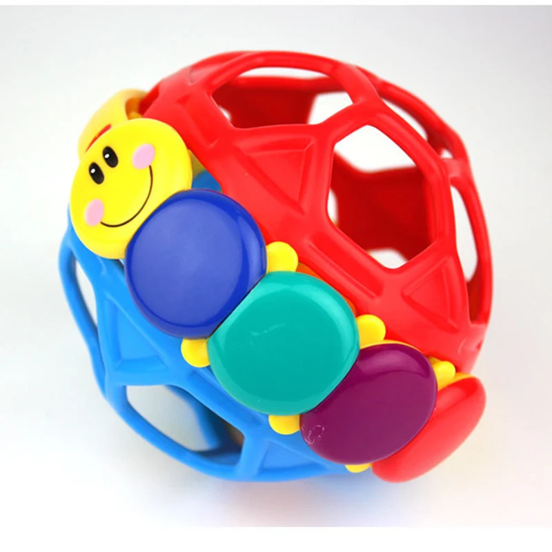 

Baby Bell Toy Fun Little Loud Ball Baby Ball Toy Smile Rattles Develop Baby Intelligence Activity Grasping Toy Hand Bell Rattle