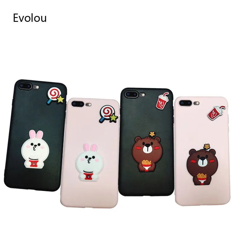 Мягкий силиконовый чехол для Iphone 6 6s 7 8 Plus XR X XS Max|Бамперы| |