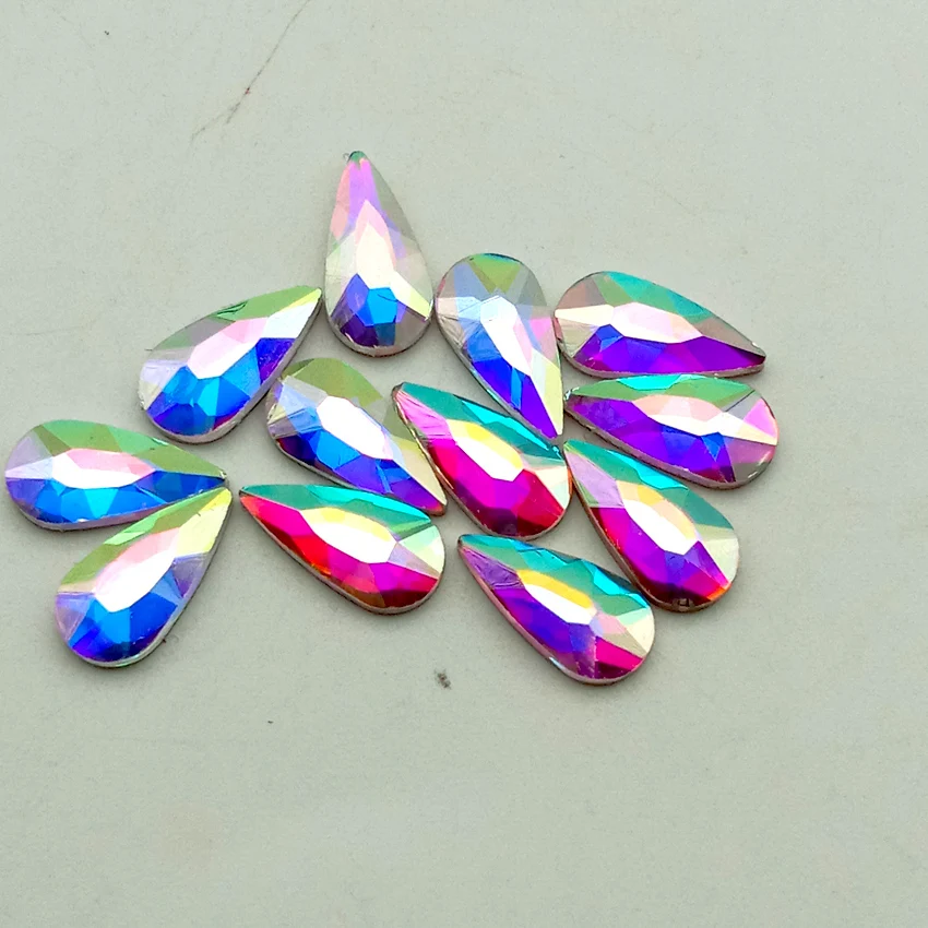 Strass para o Unha Pces Cristais Diamante Pedra Strass Raindrop Design Vidro 3d Unhas Arte Decorações Fornecedor Jóias 500 ab 26 High Quality Beleza e saúde