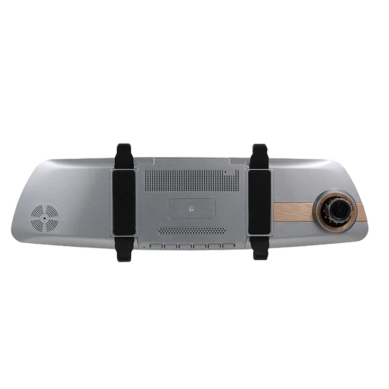 E-ACE Car Dvr 5 Inch Touch Screen Rearview Mirror Super Night Vision 1080P Dash Camera Dual Lens Video Recorder Parking Monitor