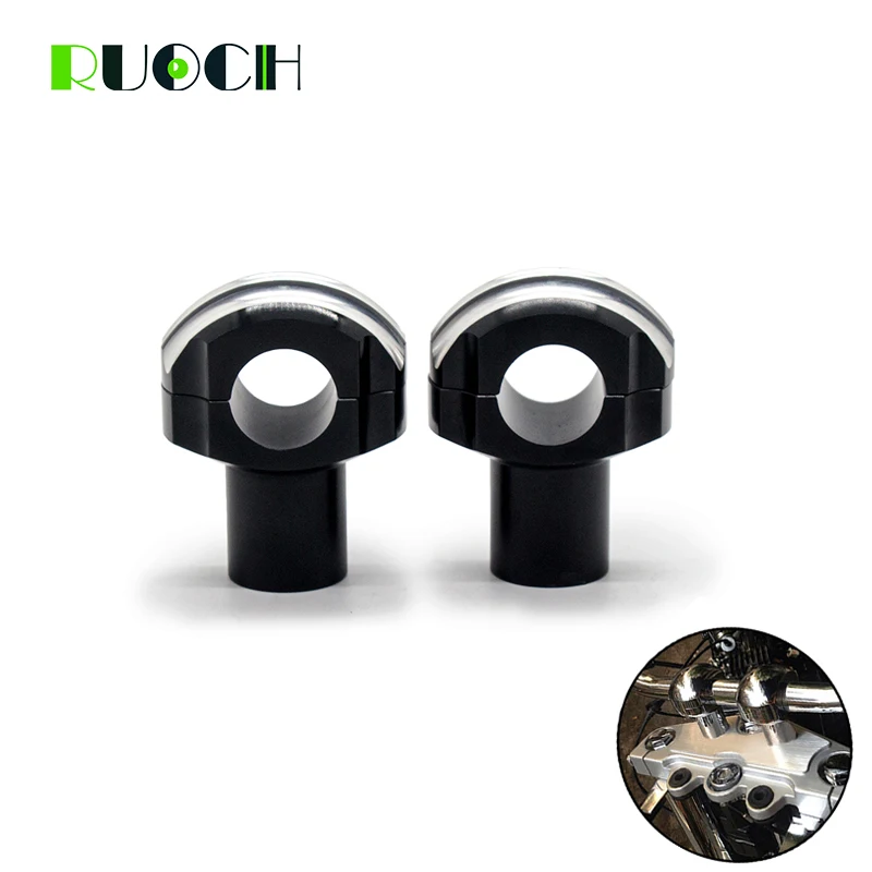 

Motorcycle 1" 25mm Handlebar Risers Clamp for Honda Suzuki Yamaha Kawasaki KTM Harley Davidson Custom Bobber Racer Cruiser.