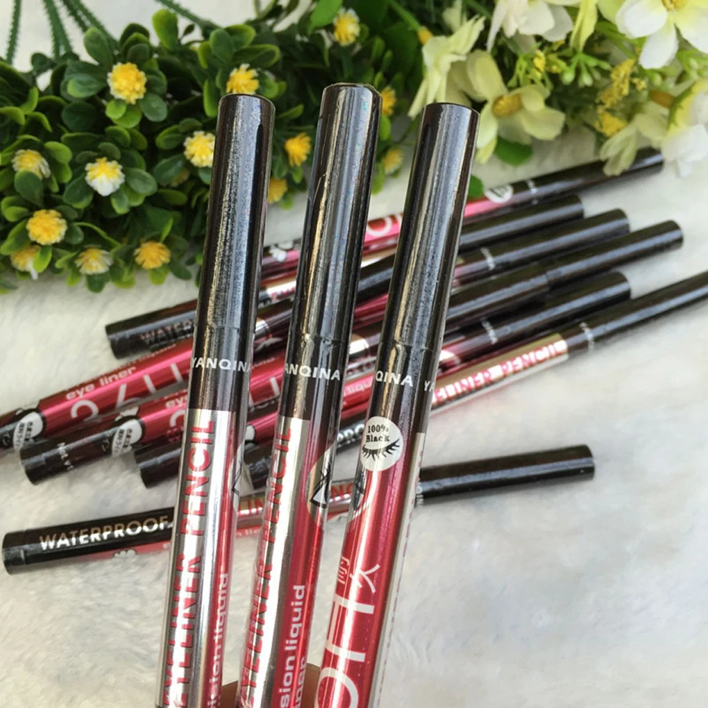 Eye Liner WaterProof Black Eyeliner Liquid Pen Smooth Anti Blooming Fast Dry Women Eyeliner Liquid Pencil Make Up Cosmetic Eye Liner WaterProof Black Eyeliner Liquid Pen Smooth Anti Blooming Fast Dry Women Eyeliner Liquid Pencil Make Up Cosmetic