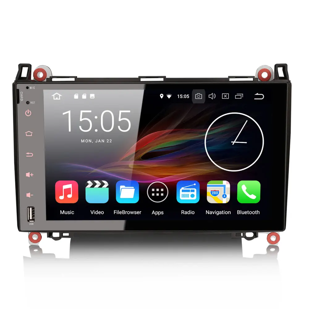 Flash Deal Erisin ES8892B 9" Android 8.0 Octa core 4G RAM Car DVD Player DVR DAB+ DVD  for Mercedes A/B Class Sprinter Vito Viano 2