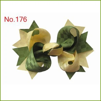 

18 pcs New 4.5inch Grosgrain Ribbon Hair Bows WITH Clip, Pinwheel HairBows/Hair Clips/Hair Pins Accessories style