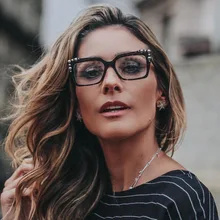 2018 big box square woman myopia female brand designer men flat mirror reading glasses student short-sighted glasses
