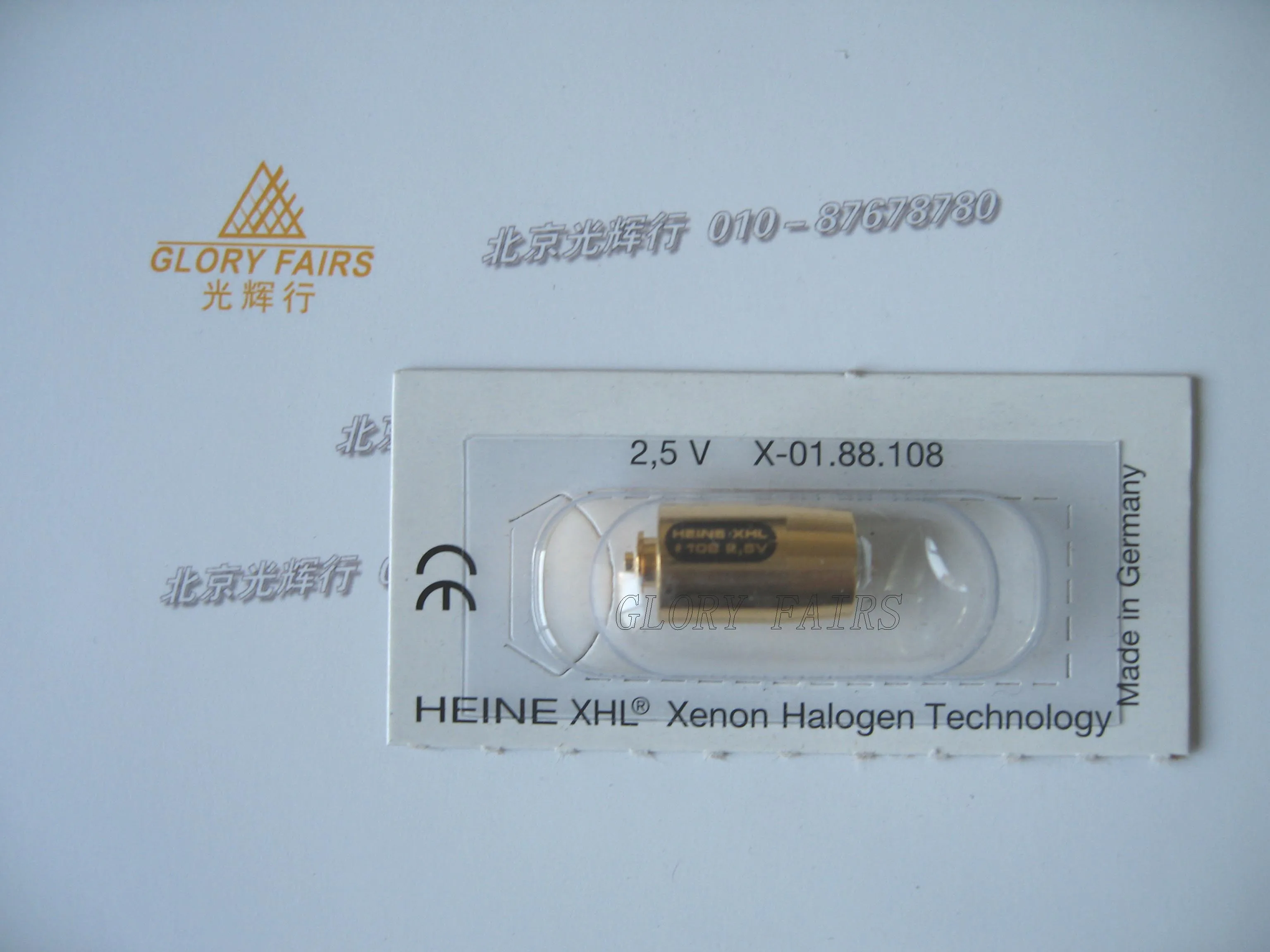 Heine Xhl 108 2.5v,x001.88.108 Xenon Lamp,minic Cliplamp,penlight
