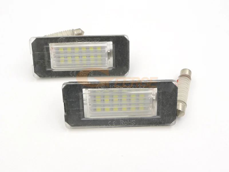 Для MINI Cooper R56 R57 R58 R59 2006- отличные ультра яркие 3528 Светодиодные лампы номерного знака без ошибок OBC