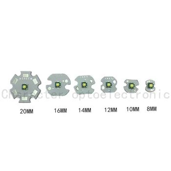 5pcs Cree XP-E R3 1-3W LED Emitter Diode Warm White 3000K Naturally white4000k Cool White 6500K with20/16/14/12/10/8mm heatsink