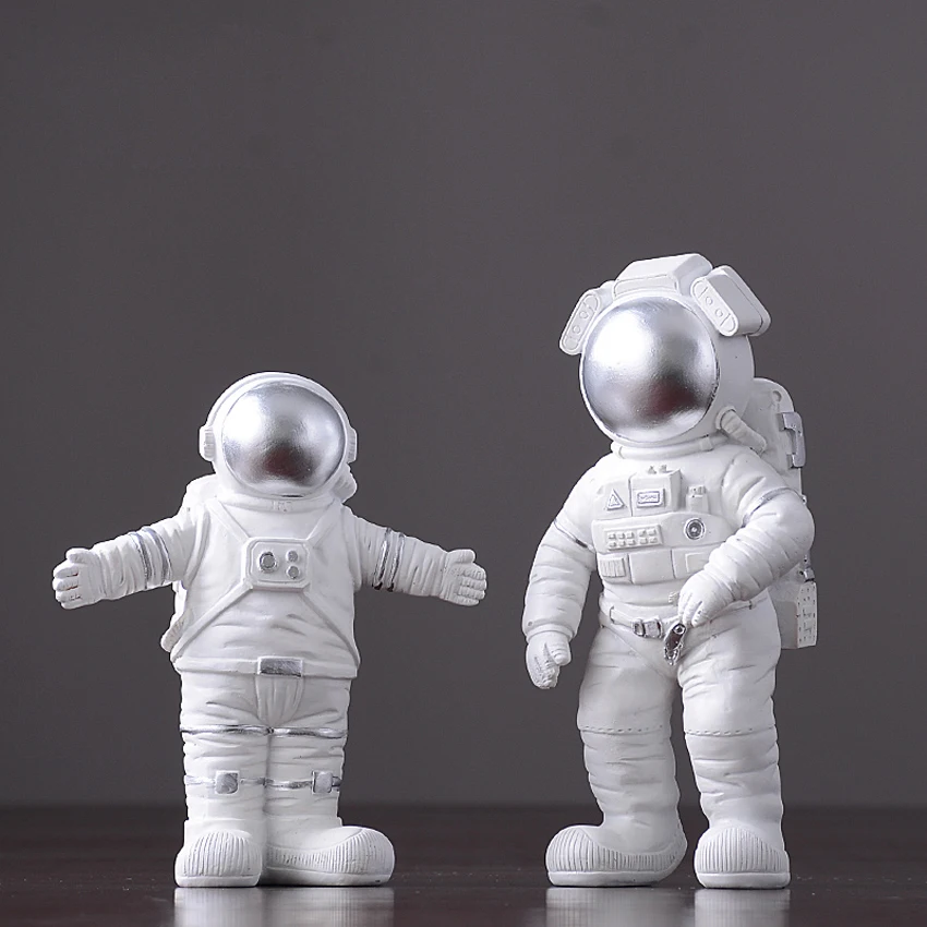 Europe style Cute Resin Astronaut Miniatures Figurine Craft Home Garden Decor wedding gifts fashion tabletop Furnishing articles