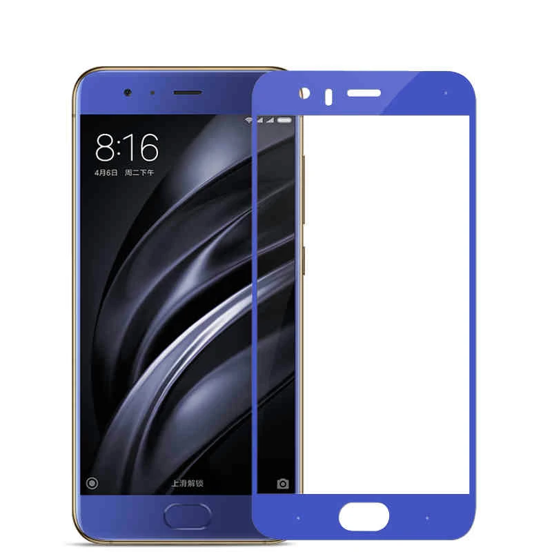 Для Xiaomi Mi Note 3 для Mi6 полное покрытие закаленное стекло Защита экрана 6 pro ГБ 64 128