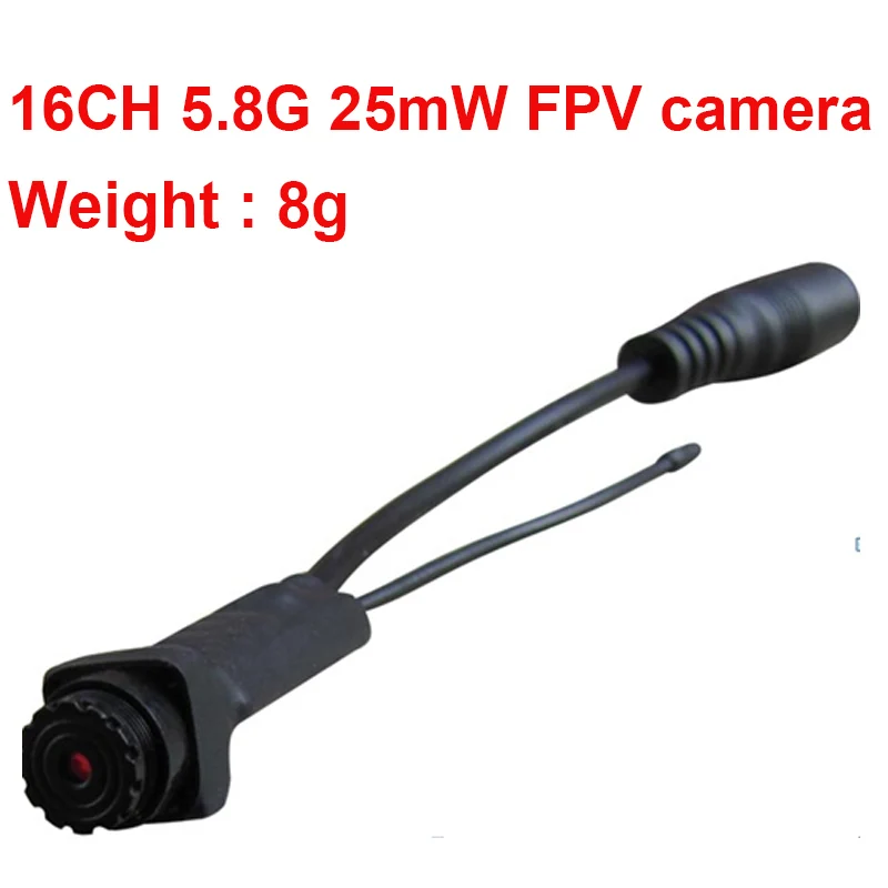 

25mW 5.8G 16CH wireless FPV camera drone camera super light 7g only wireless CCTV camera TE60B wireless security monitor camera