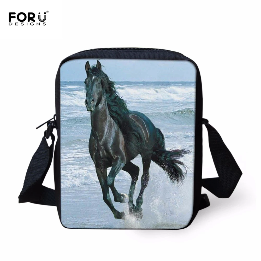 

FORUDESIGN Mini Children School Bag Fashion 3D Horse Kids Animal School Backpack For Little Boy Girl Men Crossbody Bags Mochilas
