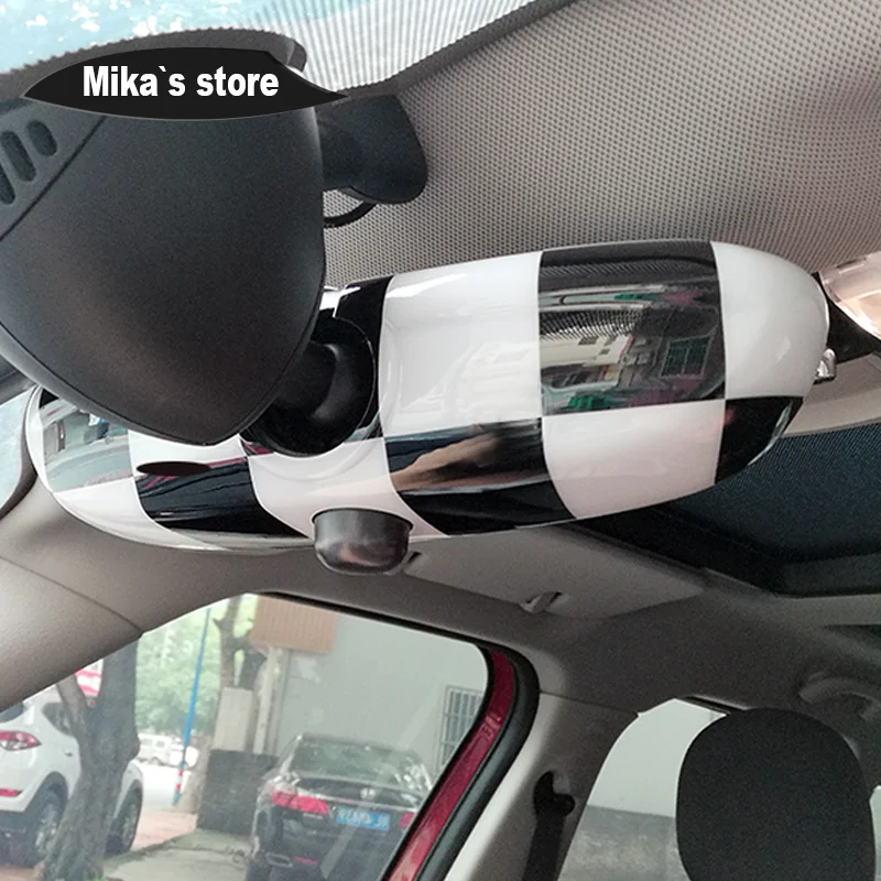 Union Jack Interior Mirror Cover Shell Sticker Protective Case For Mini Cooper R55 R56 R60 R61 Countryman Car-styling Accessorie