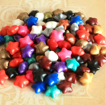 

Lovely Candy Color Lucky Star Stamp Wax Vintage DIY Wax in bulk MINI Sealing Wax Gift Seal Granule Wax 300pcs/lot SH692