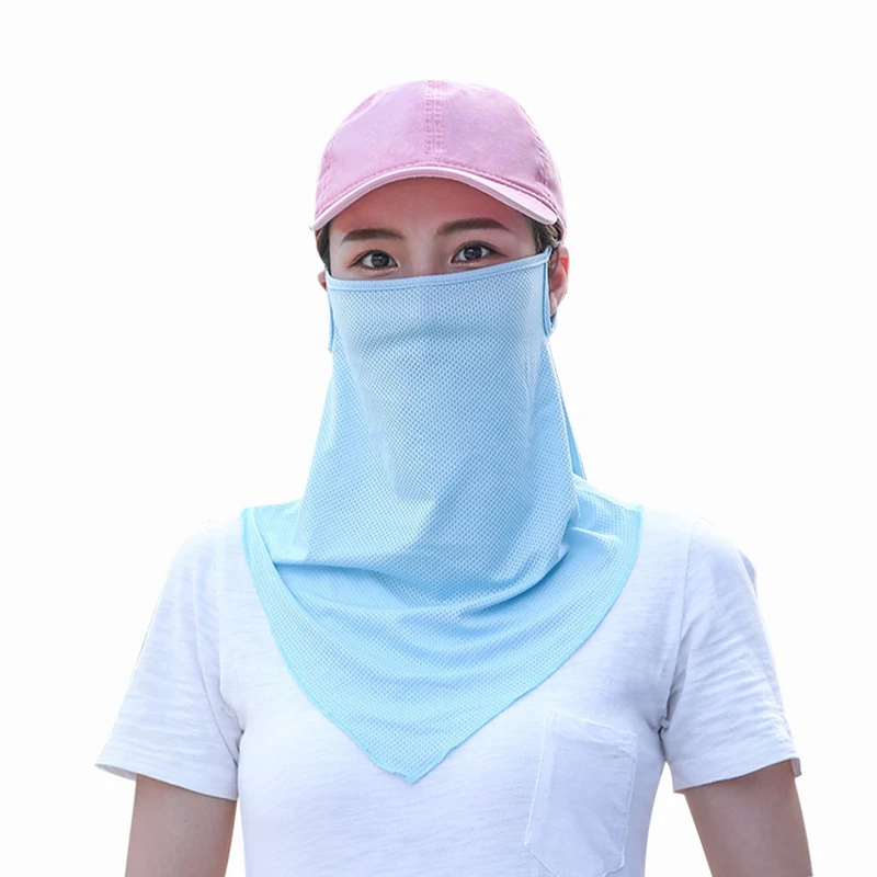 قبعة الجولف منشفة دائم بوليستر قناع الشمس قناع المحمولة 3 اللون حماية الرقبة الوجه جولف قناع العملي منشفة