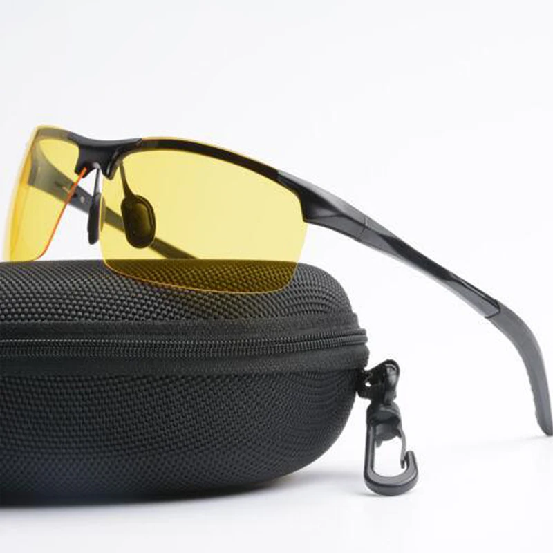 Fashion Men's Glasses Car Drivers Night Vision Goggles UV400 Polarizer Sun Glasses Polarized Driving Sunglasses/Yellow Fashion Men's Glasses Car Drivers Night Vision Goggles UV400 Polarizer Sun Glasses Polarized Driving Sunglasses/Yellow