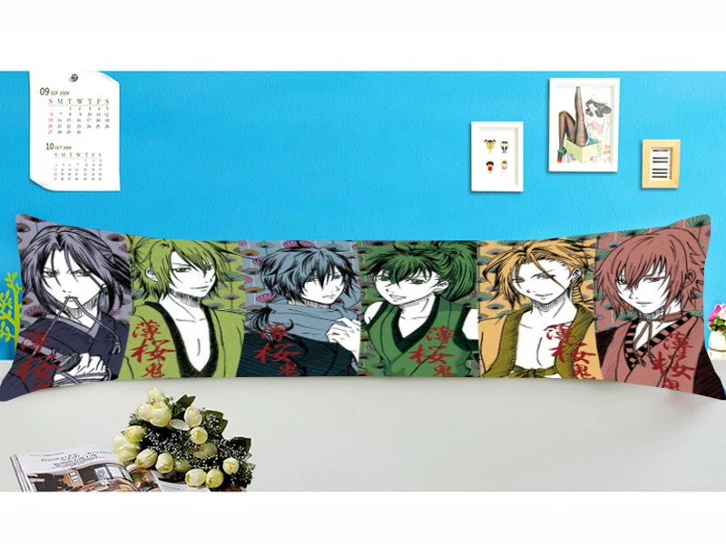 

Hakuouki Anime Characters 105*40CM Body Pillow Case Cover PillowCases #40144