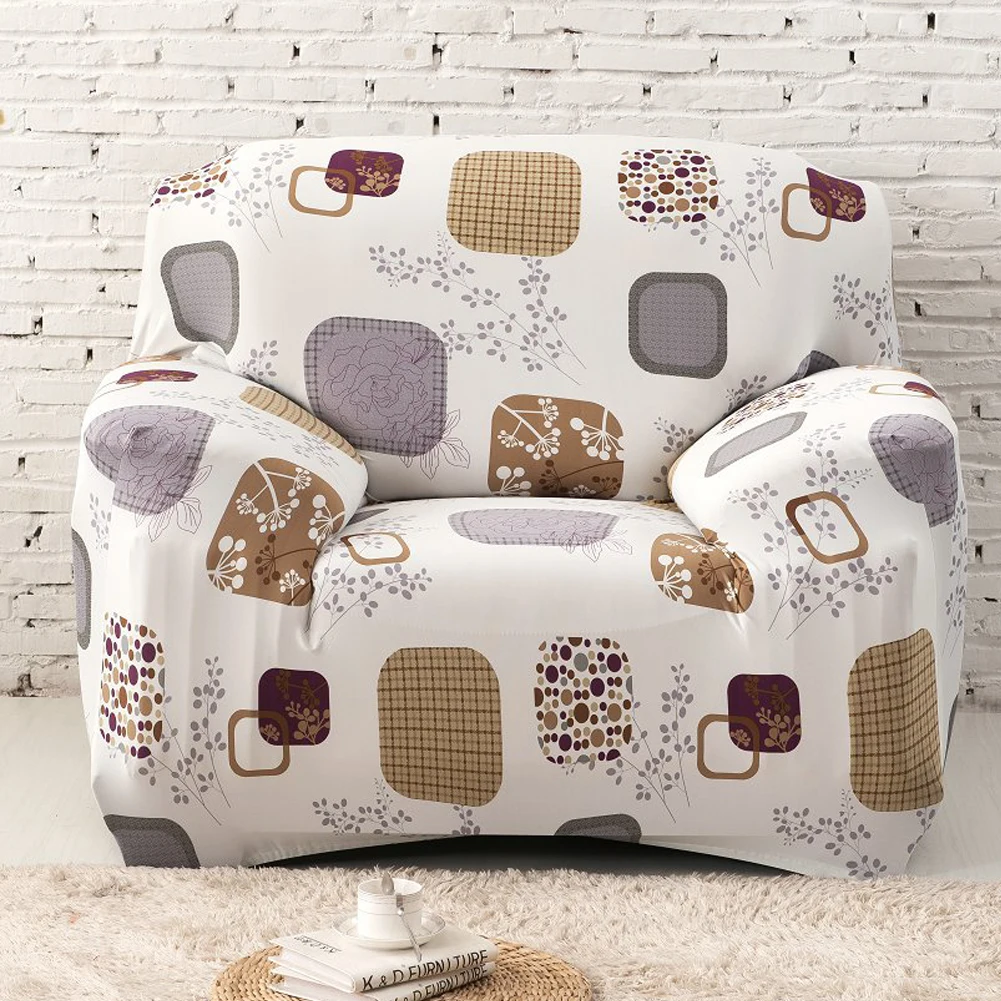 Modern Printed Sofa Cover Stretch Slipcover Elastic All inclusive Non slip Sofa Cover for