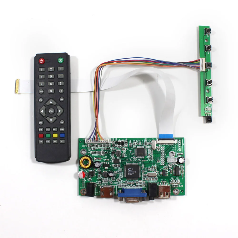 HDMI VGA BNC USB LCD Placa de controlador JX-V2959-UHV-EDP-V1.0 para 116