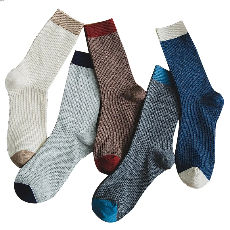 Высококачественные мужские длинные носки, Компрессионные Мужские носки, мужские новые брендовые деловые носки для отдыха, хлопковые