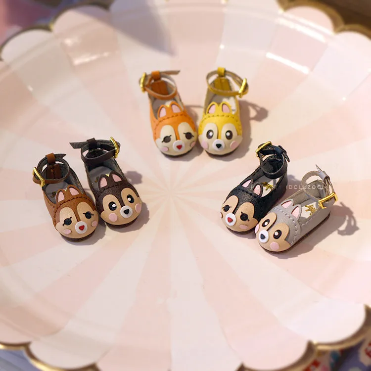 

Blyth doll shoes Squirrel brothers available for Blyth Azone Dal momoko Lati JB Chloe doll accessories doll shoes