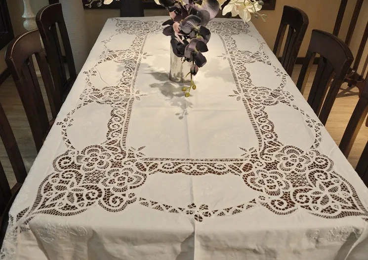 Buy Extra Long Old Fashion(72x108") Battenburg Lace