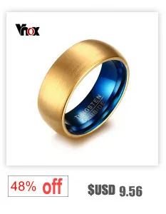 Vnox black tungsten кольца для мужчин 5 мм тонкий золотой цвет обручальные кольца для мужчин ювелирные изделия
